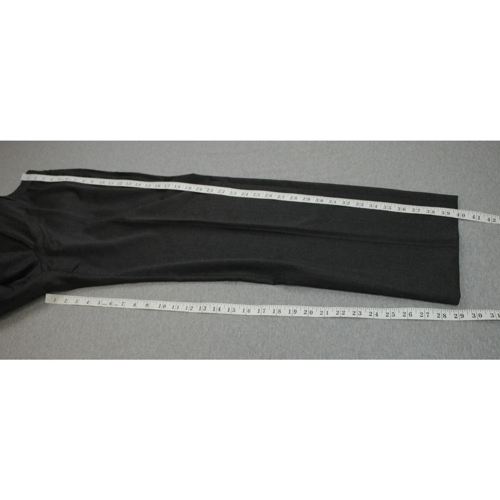 Banana Republic Pants Mens 34‎ x 30 Gray 100% Wool Straight Leg Pleated